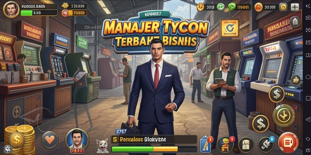 Tampilan gameplay Tycoon yang menarik dan penuh tantangan.