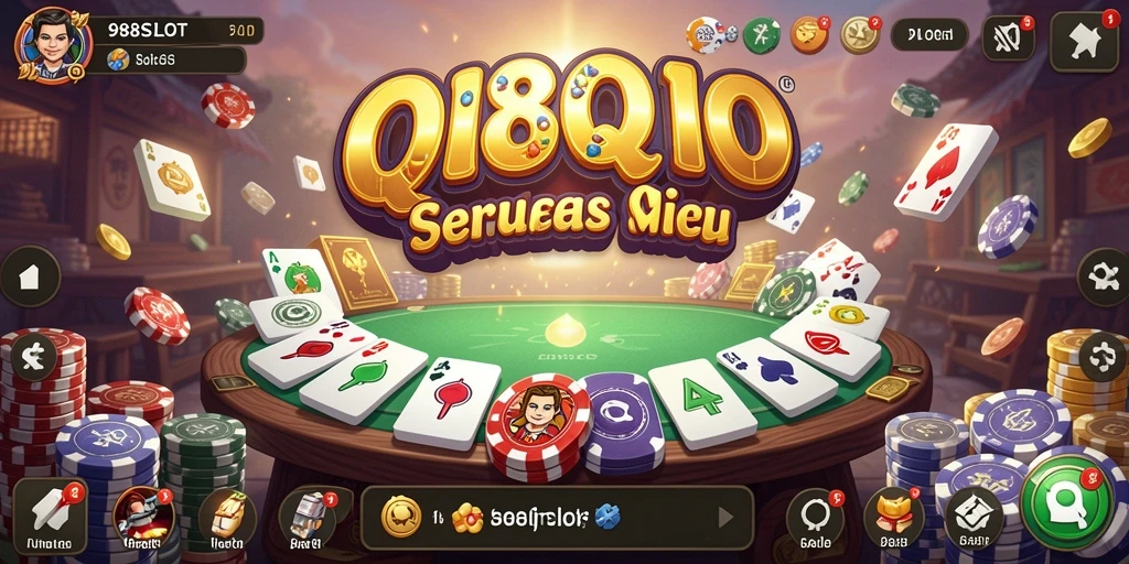 Screenshot utama 988SLOT menampilkan gameplay QiuQiu yang menarik.