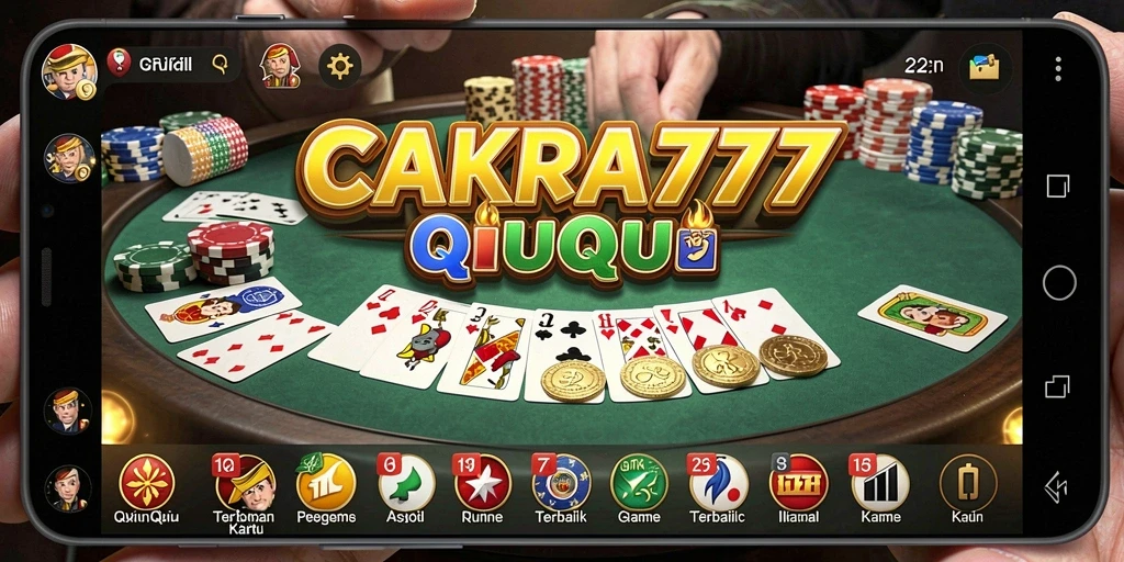 Screenshot menampilkan gameplay seru dari CAKRA777 QiuQiu.