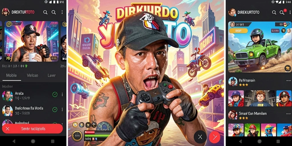 Screenshot menampilkan gameplay seru dari DIREKTURTOTO.