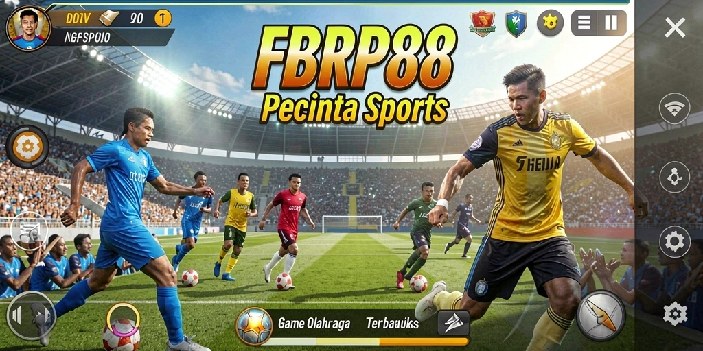 Tangkapan layar FBRP88 menampilkan aksi seru dalam permainan olahraga.