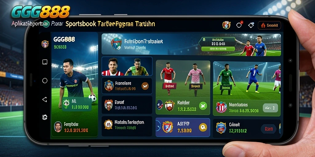 Tampilan utama GGG888 menampilkan antarmuka taruhan yang menarik dan informatif.