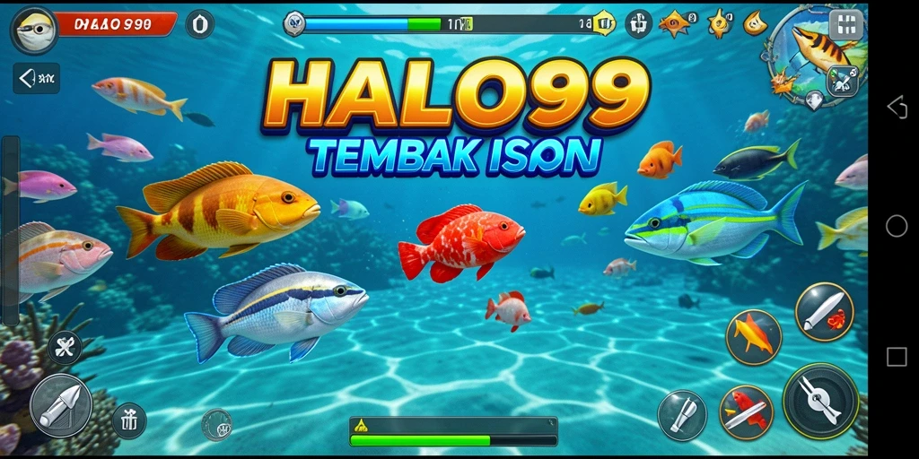 Tampak aksi seru dalam Tembak Ikan di HALO99.
