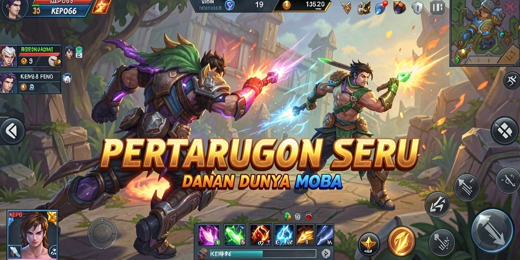 Penggambaran gameplay seru dan intens di KEPO66.