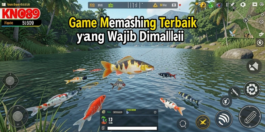 Screenshot menarik menunjukkan aksi seru memancing di KNO89.