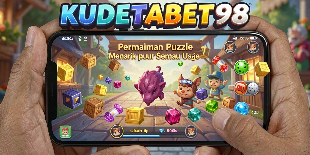Screenshot gameplay KUDETABET98 menunjukkan tantangan puzzle yang menarik.