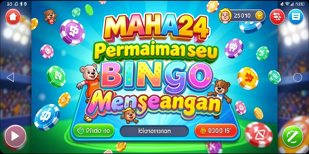 Screenshot MAHA24 menampilkan gameplay Bingo yang seru dan interaktif.