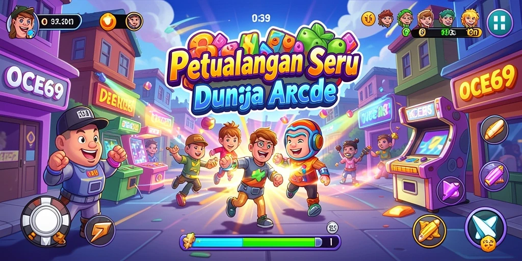 Tampilan menarik dari gameplay OCE69 yang penuh aksi.