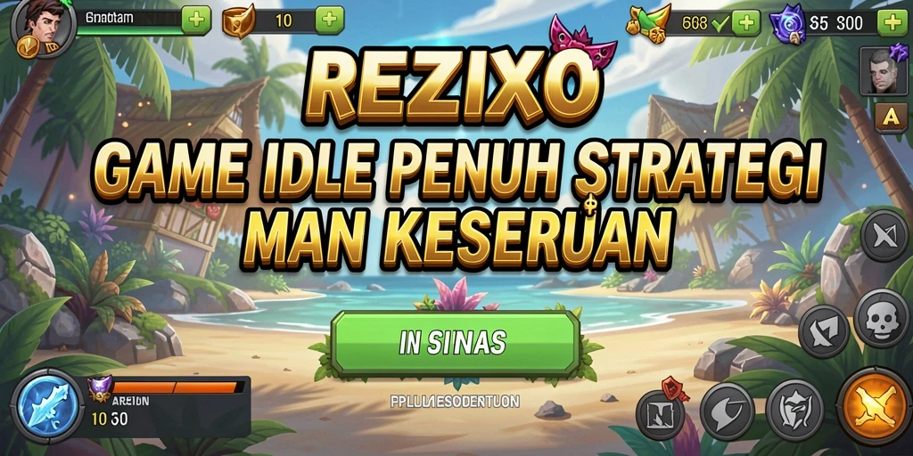 Tampilan gameplay REZIXO yang mengasyikkan dan penuh strategi.