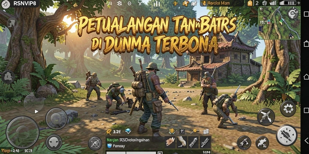 Tampilan menakjubkan gameplay RSNVIP8 di dunia terbuka.
