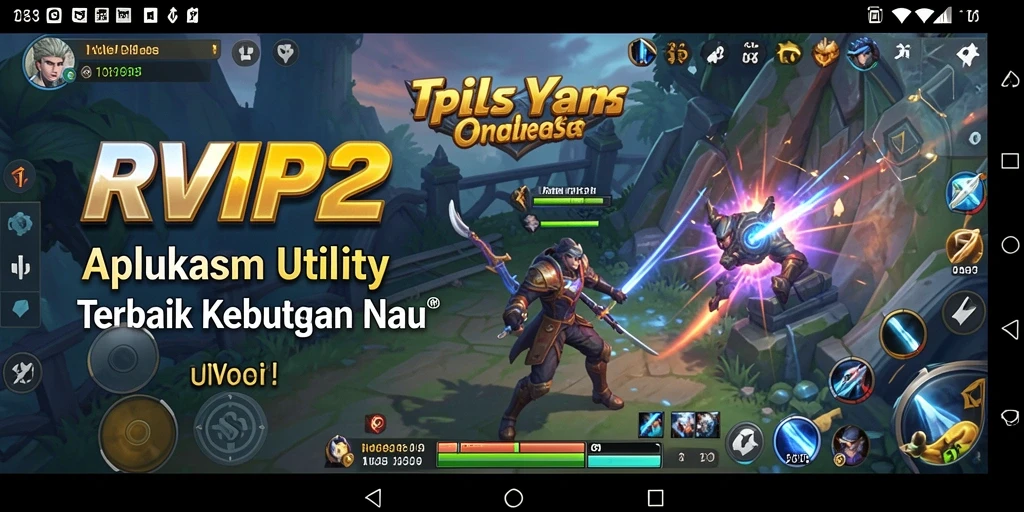 Tampilan utama aplikasi RVIP2 dengan berbagai fitur Utility.