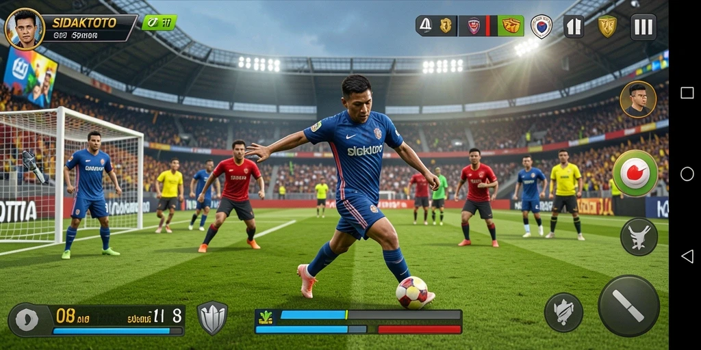 Tampilan gameplay menarik dari SIDAKTOTO yang penuh aksi olahraga.