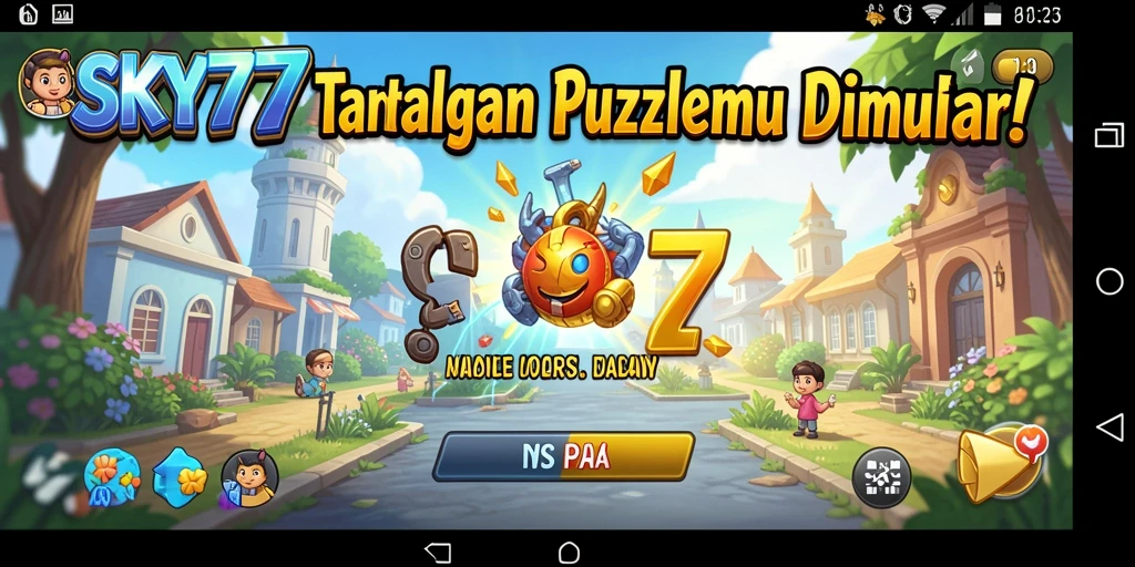 Screenshot utama <strong>SKY77</strong> menunjukkan gameplay Puzzle yang menantang dan mengasyikkan.