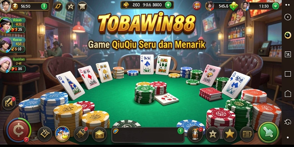 Gameplay QiuQiu yang seru dan menantang di TOBAWIN88.